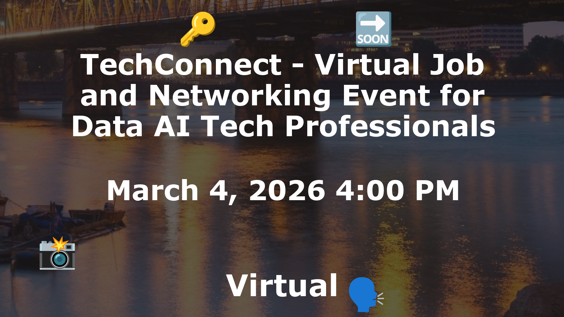 TechConnect - Virtual Job and Networking Event for Data AI Tech Professionals event image